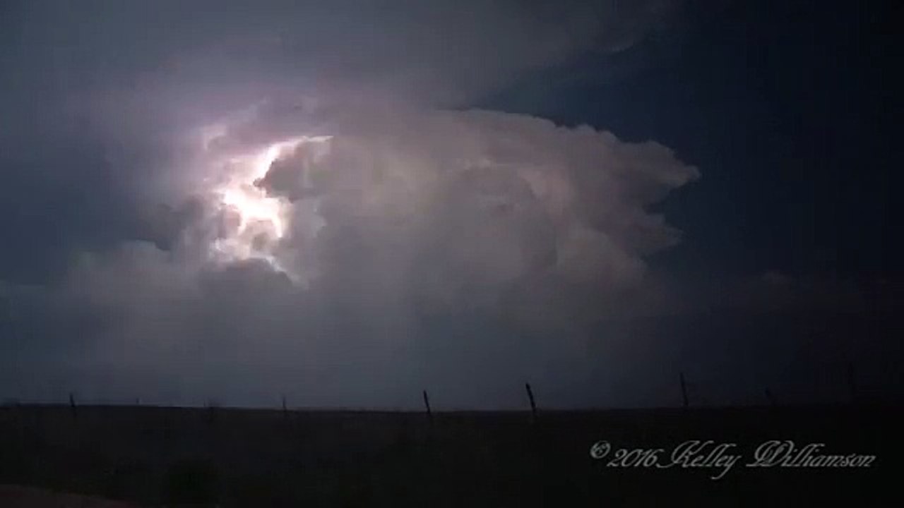 Turkey thunder storm