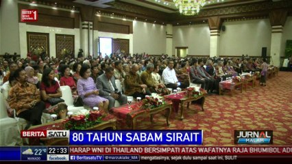 Syukuran HUT ke-80 Tahun Sabam Sirait Dihadiri Berbagai Kalangan