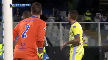 Hugo Campagnaro Goal HD - Pescara 1-1 Sampdoria 15-10-2016 HD