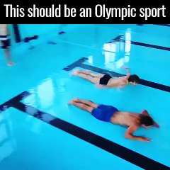 شاهد اسرع سباح في العالم