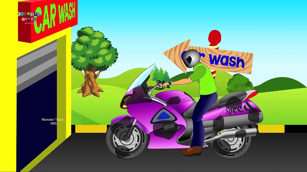Bike Car Wash _ Toy Bike For Kids _ Videos For Children-Uylnmfj6lIs