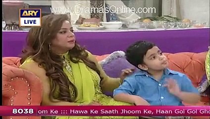 See What Aliya Imam’s Son Did that made Nida Yasir Laugh