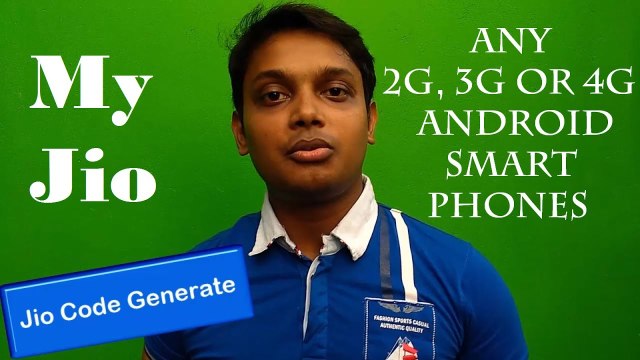 How to Jio Code Generate for any 2G, 3G or 4G Android Smart Phones![Hindi]