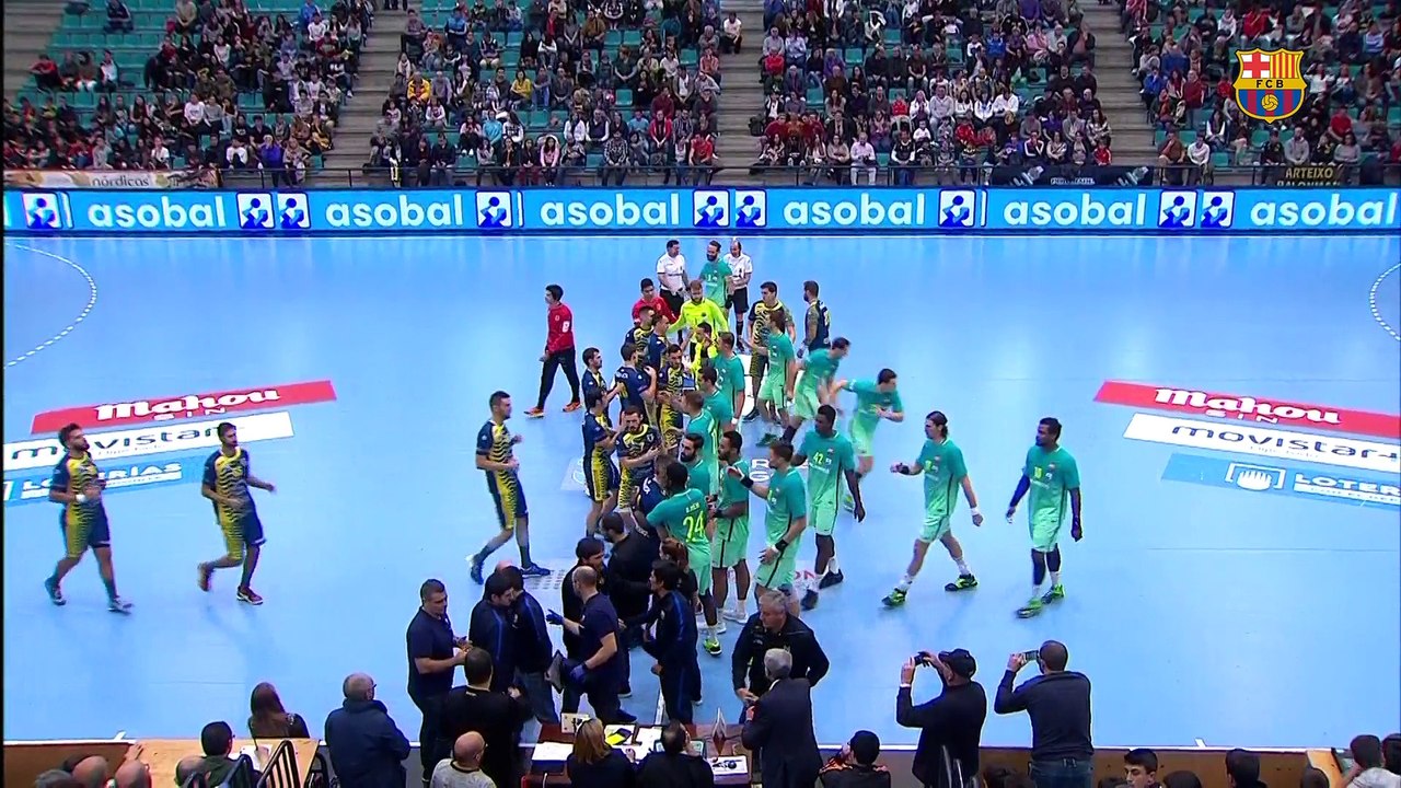 [HIGHLIGHTS] HANDBOL (Lliga): CB Cangas -  FC Barcelona Lassa (23-42)