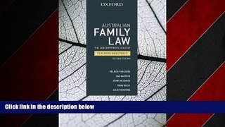 FREE DOWNLOAD  Australian Family Law: The Contemporary Context Teaching Materials  BOOK ONLINE