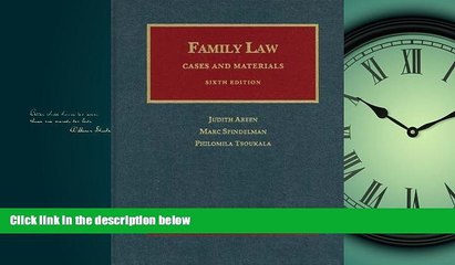 FREE PDF  Family Law: Cases and Materials, 6th Edition (University Casebook)  FREE BOOOK ONLINE