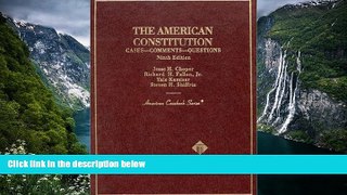 Full Online [PDF]  The American Constitution: Cases and Materials (American Casebook Series)  READ