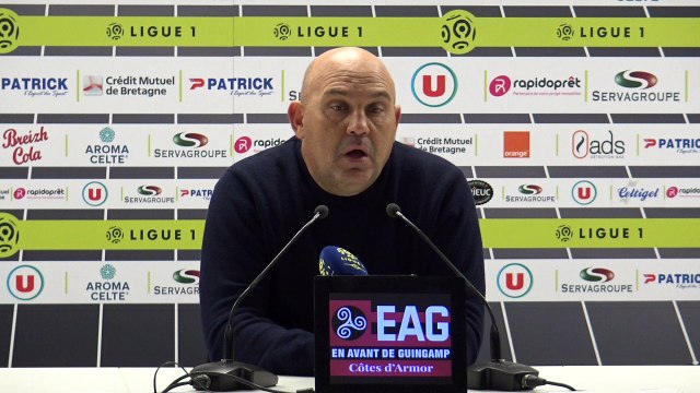 Réaction de Frédéric Antonetti après EAG-Lille (1-0)