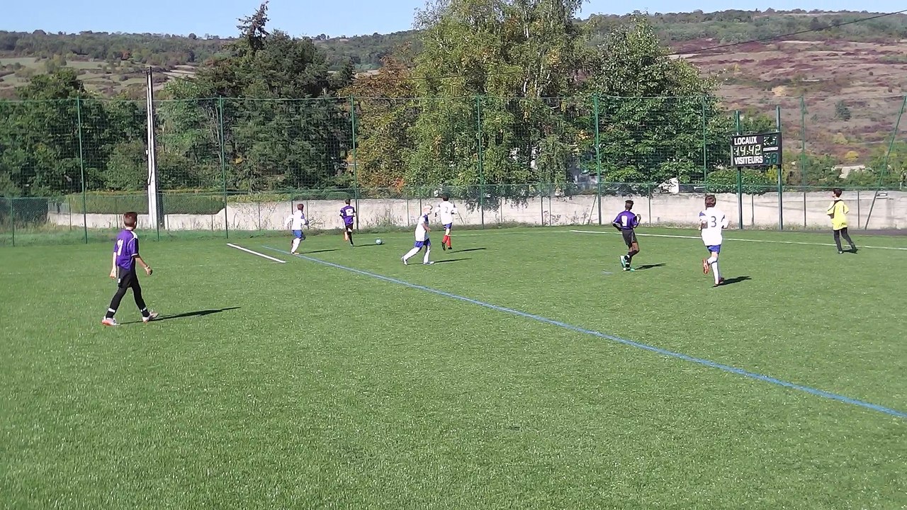 15 octobre 2016, match AS Orcines U13 Eq1 contr...