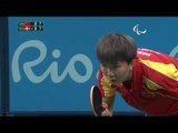 Table Tennis | China v Denmark | Women's Singles- Class 10 Semifinal 1| Rio 2016 Paralympic Games