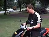 Epic Fail  Moped   Scooter Crashes into a wall