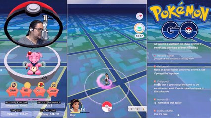Pokemon Go : Eevee Evolution Easter Egg Trick Tip - Jolteon Vaporeon Flareon - PokeVlog #9