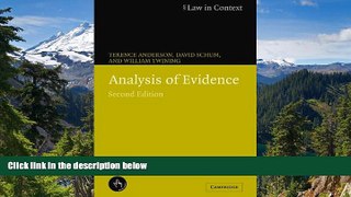 READ FULL  Analysis of Evidence (Law in Context)  READ Ebook Full Ebook