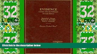 Big Deals  Evidence, Cases and Materials, (American Casebook Series)  Best Seller Books Most Wanted