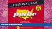 Books to Read  PMBR Multistate CD Review: Criminal Law (PMBR Multistate Specialist  Best Seller
