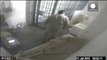 Moment before Mexican drug baron El Chapo escapes prison