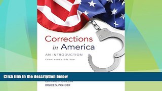 Must Have PDF  Corrections in America: An Introduction (14th Edition)  Best Seller Books Most Wanted