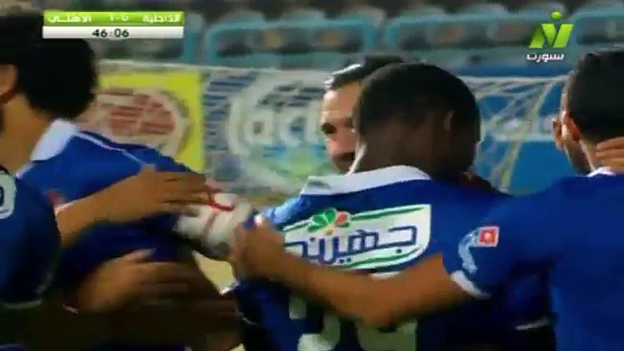 أهداف مباراة الأهلي والداخلية 2 - 0 - شاشة كاملة - الدوري المصري - 15 - 10 - 2016