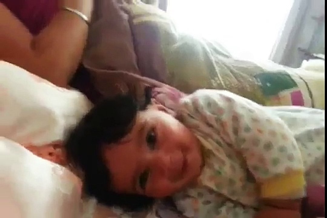 Baby eating comforter baby funny videos