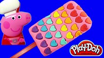Play Doh Toys - Peppa Pig Toys - Make heart ice-cream play-doh frozen