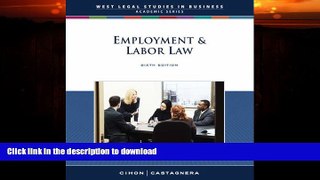 READ  Employment and Labor Law  BOOK ONLINE