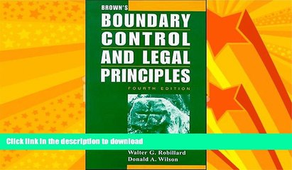 READ  Brown s Boundary Control and Legal Principles FULL ONLINE