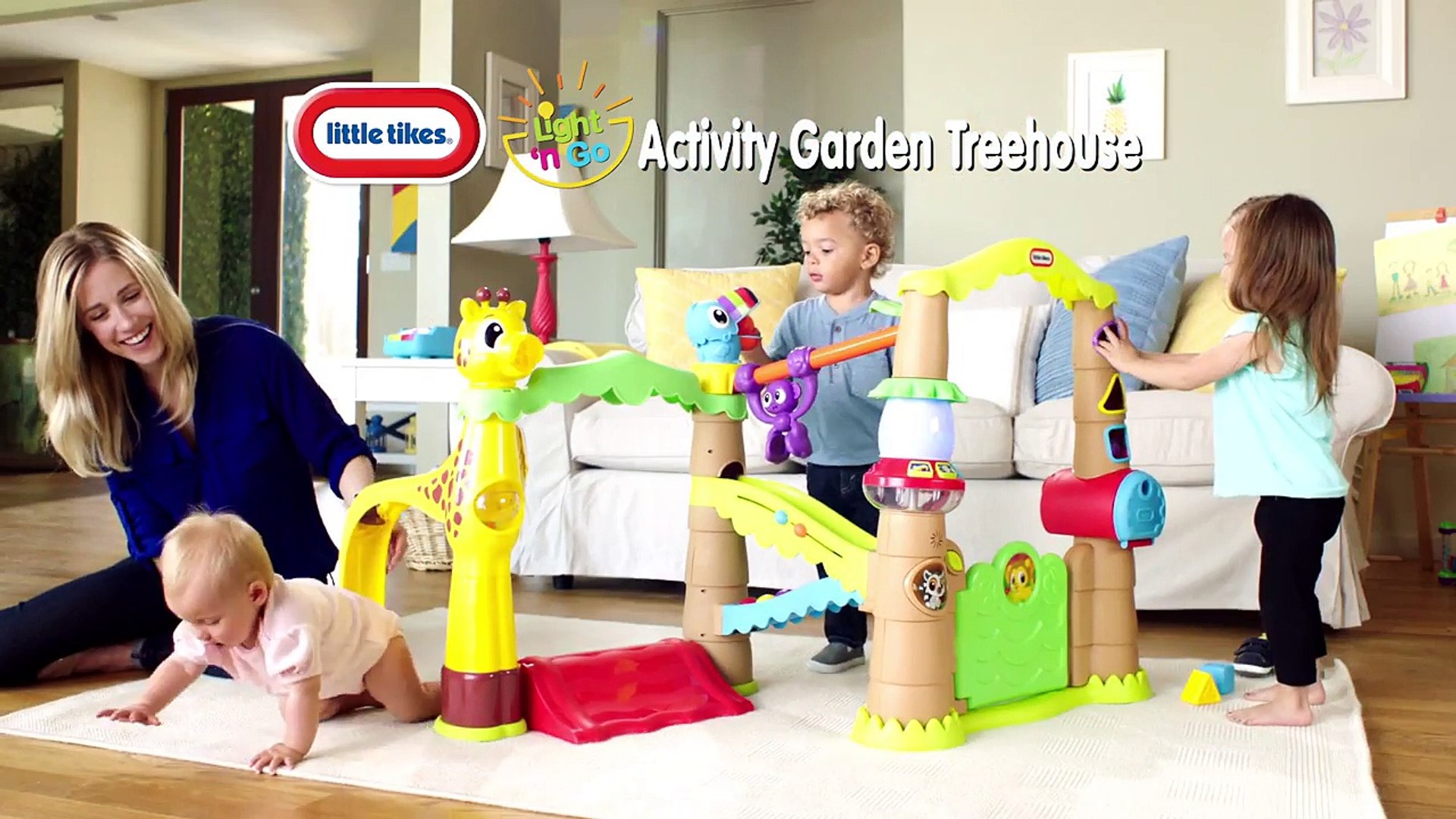 Little Tikes Light N Go Activity Garden Treehouse Demo Video