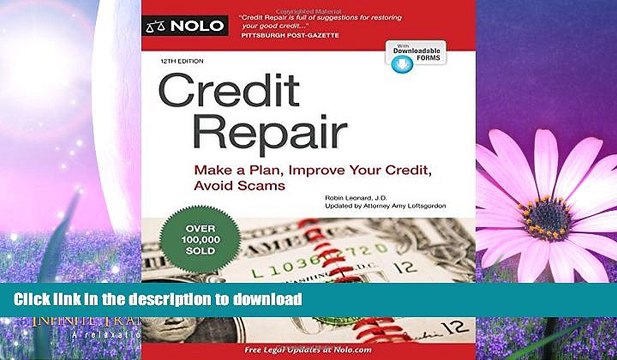 READ BOOK Credit Repair: Make a Plan, Improve Your Credit, Avoid Scams GET PDF