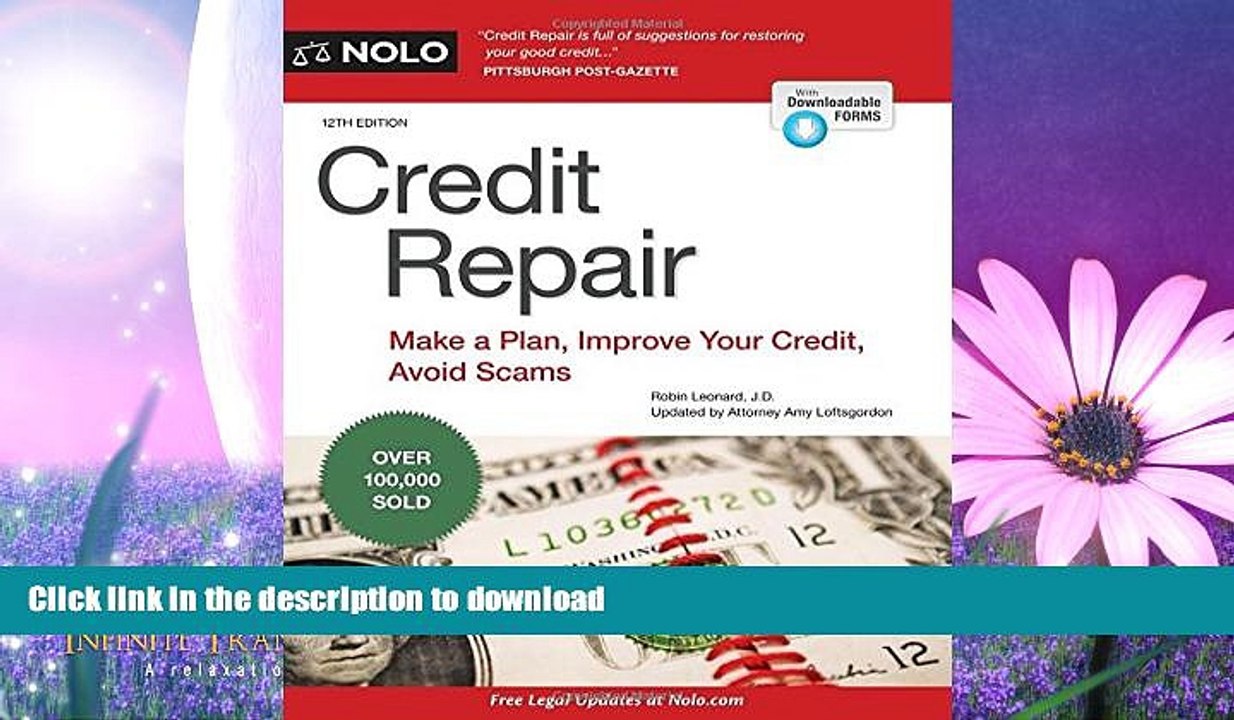 READ BOOK  Credit Repair: Make a Plan, Improve Your Credit, Avoid Scams  GET PDF