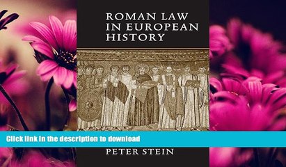 READ BOOK  Roman Law in European History FULL ONLINE