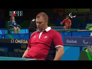 Table Tennis | Men's Singles - Class 2 Quarterfinal 1 | Rio 2016 Paralympic Games