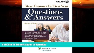FAVORITE BOOK  Steve Emanuels First Years Questions   Answers FULL ONLINE