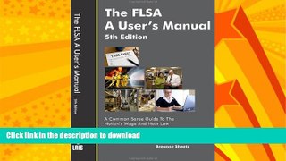 READ  The FLSA - A User s Manual FULL ONLINE
