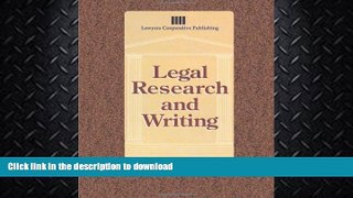 READ  Legal Research   Writing FULL ONLINE