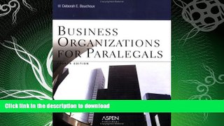 FAVORITE BOOK  Business Organizations for Paralegals FULL ONLINE