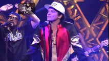 Bruno Mars performing 