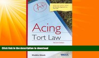 READ BOOK  Acing Tort Law (Acing Series)  GET PDF
