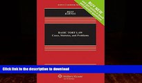 READ BOOK  Basic Tort Law: Cases, Statutes and Problems [Connected Casebook] (Aspen Casebook)