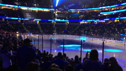 Tampa Bay Lightning Home Opener Warmups 10/13/16
