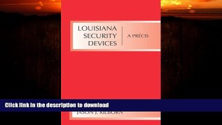 READ  Louisiana Security Devices: A Precis FULL ONLINE