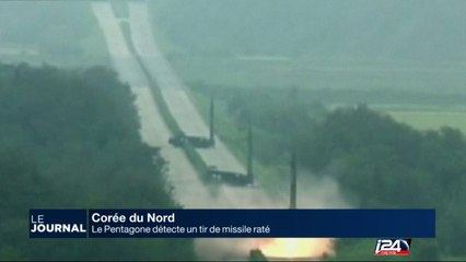 Corée du Nord : le Pentagone détecte un tir de missile raté