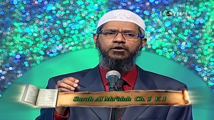 Can a MUSLIM be a VEGETARIAN - Dr Zakir Naik