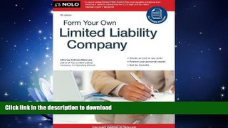 EBOOK ONLINE Form Your Own Limited Liability Company READ NOW PDF ONLINE