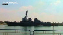 حمله موشکی به کشتی های جنگی آمریکا در دریای سرخ