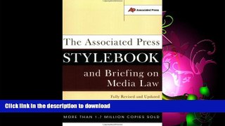 READ PDF The Associated Press Stylebook and Briefing on Media Law READ EBOOK