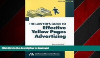 FAVORIT BOOK The Lawyer s Guide to Effective Yellow Pages Advertising READ EBOOK