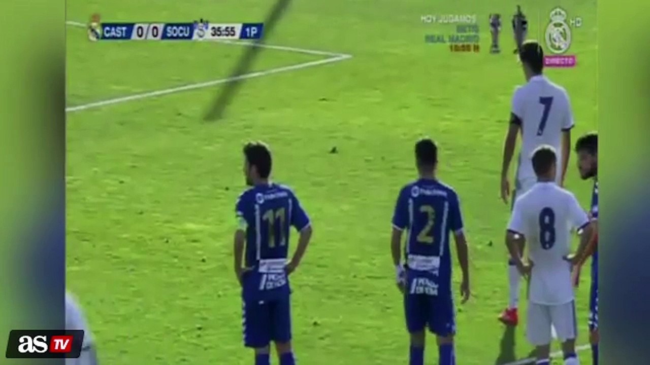 Enzo Zidane imite la Panenka de Zinedine