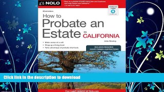 FAVORIT BOOK How to Probate an Estate in California READ EBOOK
