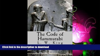 READ PDF The Code of Hammurabi READ EBOOK