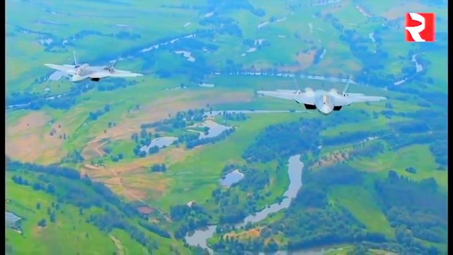 Russia MOD - T-50 Pak Fa Stealth Fighters In Flight